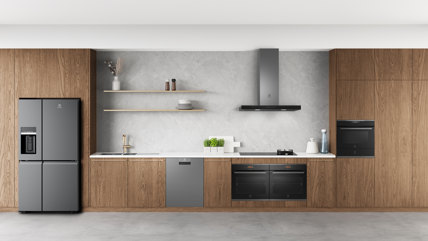 Electrolux 60cm Built-In Steam Oven with 19 Functions - Dark Stainless Steel (UltimateTaste 900/EVEP619DSE)