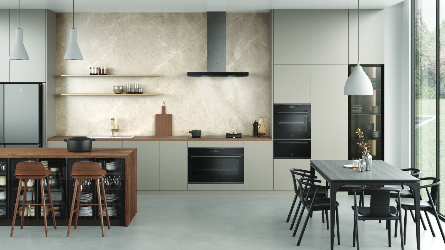 Electrolux 60cm Built-In Double Steam Oven with 17 + 7 Functions - Dark Stainless Steel (UltimateTaste 900/EVEP626DSE)