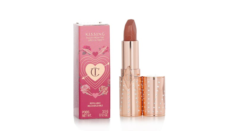 Charlotte Tilbury K.I.S.S.I.N.G Refillable Lipstick (Look Of Love Collection) - # Nude Romance (Peachy-Nude) - 3.5g/0.12oz