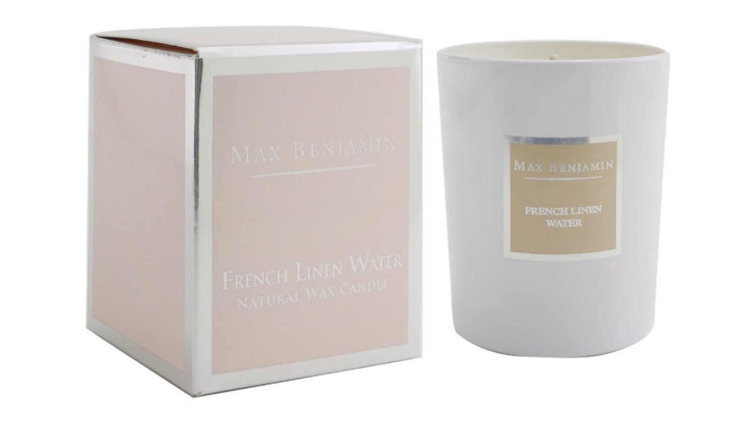 Max Benjamin Candle - French Linen Water - 190g/6.5oz