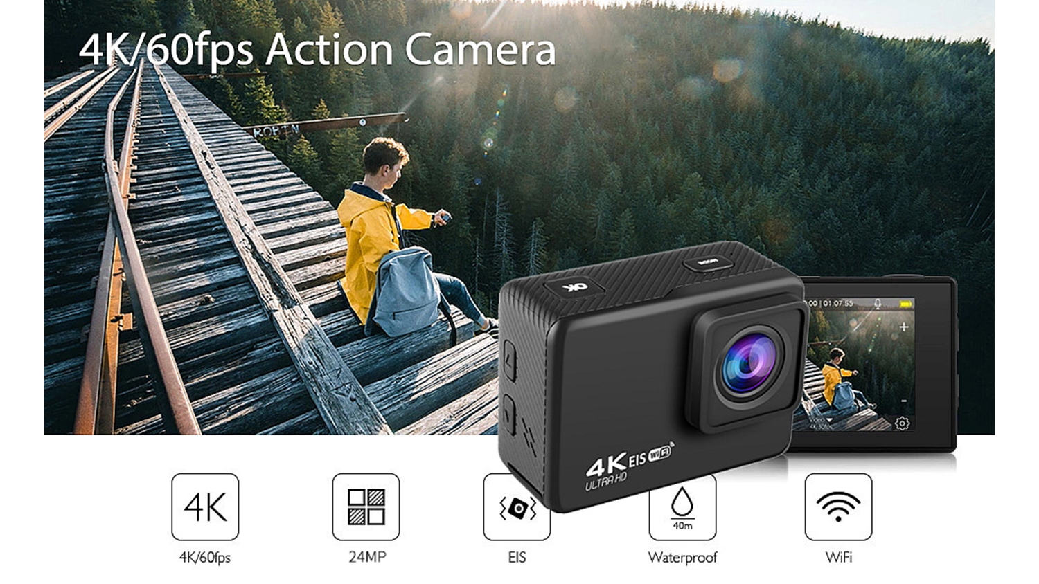PULSE XDV PRO Action Camera Black Harvey Norman New Zealand