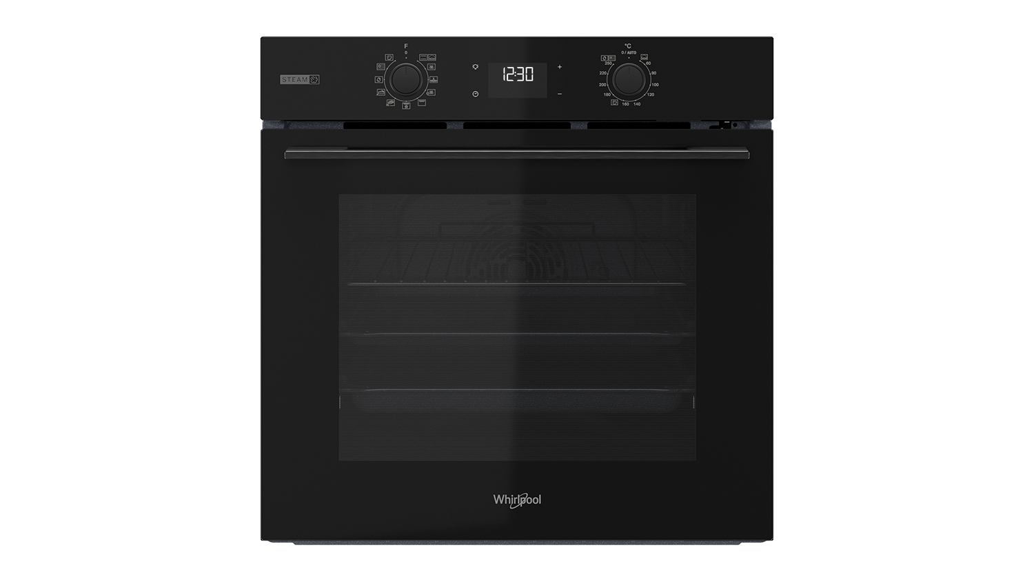 Whirlpool 60cm 10 Function Built-In Steam Oven - Black (W4OMSK58RU1SBA)