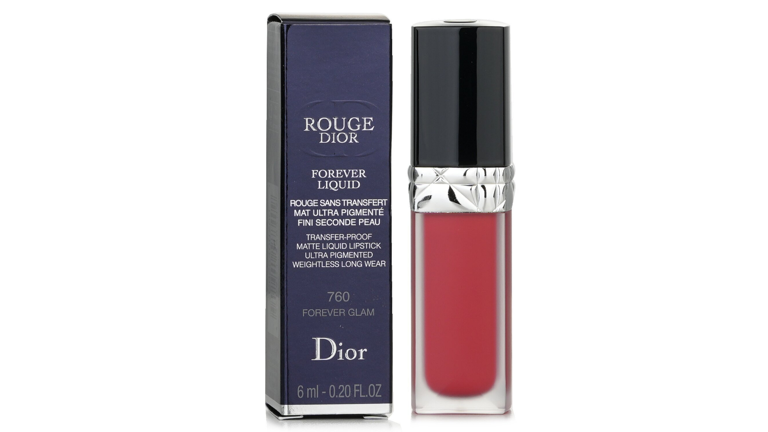 Christian Dior Rouge Dior Forever Matte Liquid Lipstick - # 760 Forever Glam - 6ml/0.2oz