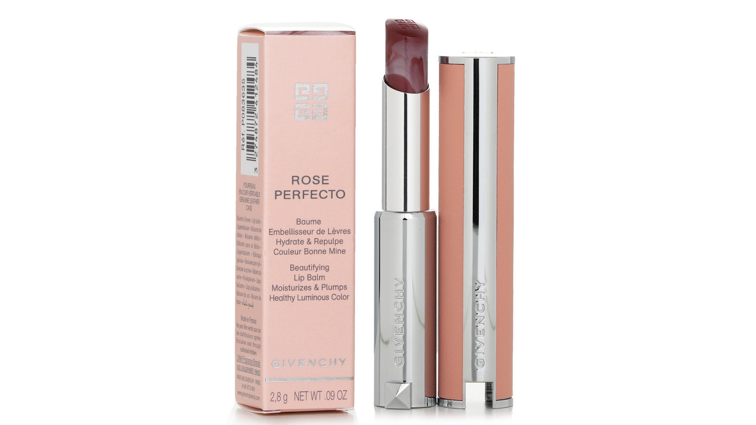 Givenchy Rose Perfecto Beautifying Lip Balm 117 Chilling Brown