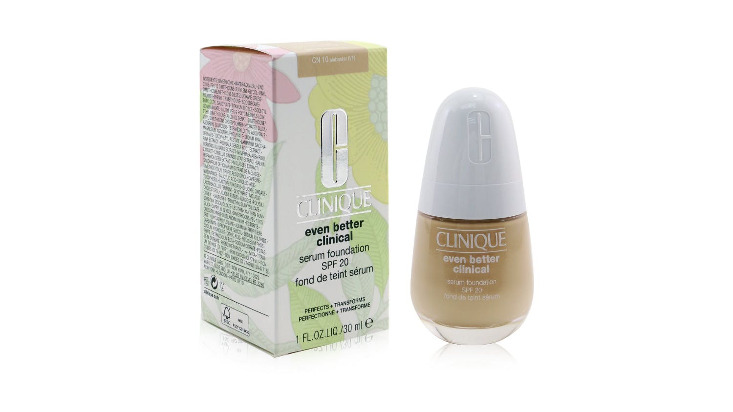 Clinique Even Better Clinical Serum Foundation SPF 20 - # CN 10 Alabaster - 30ml/1oz