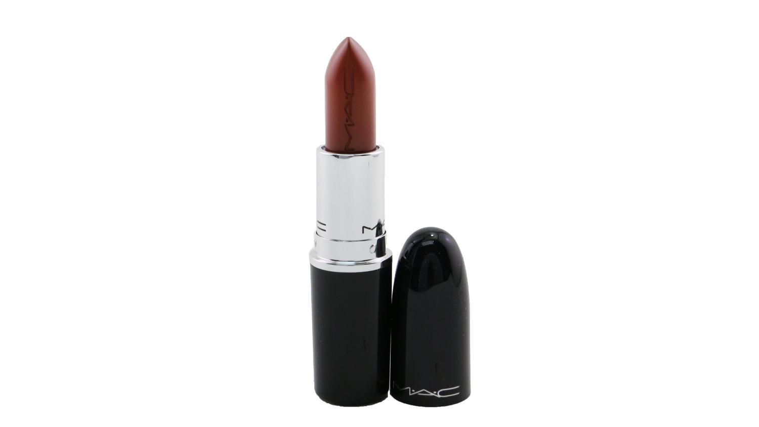 MAC Lustreglass Lipstick - # 543 Posh Pit (Warm Rose Brown Nude) - 3g/0.1oz