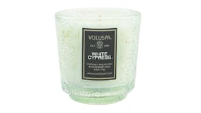 Voluspa Petite Pedestal Candle - White Cypress - 72g/2.5oz