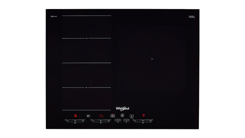 Whirlpool 65cm 3 Zone Induction Cooktop - Black Glass (SMC653FBTIXL)