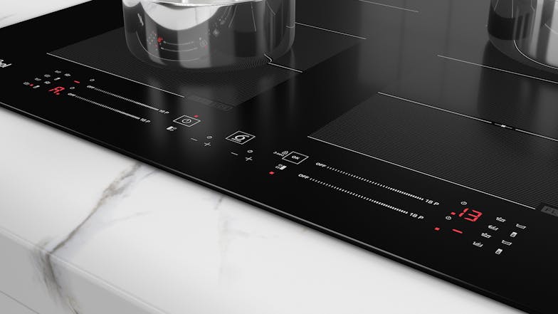 Whirlpool 65cm 4 Zone Induction Cooktop - Black Glass (WSS8865NEP)