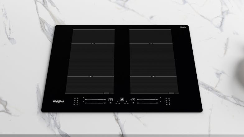 Whirlpool 65cm 4 Zone Induction Cooktop - Black Glass (WSS8865NEP)