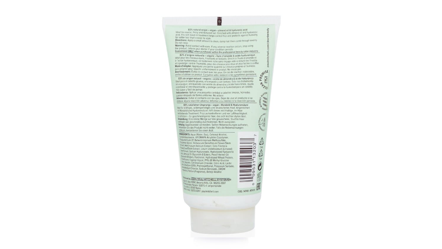 Paul Mitchell Clean Beauty Anti-Frizz Leave-In Treatment - 150ml/5.1oz
