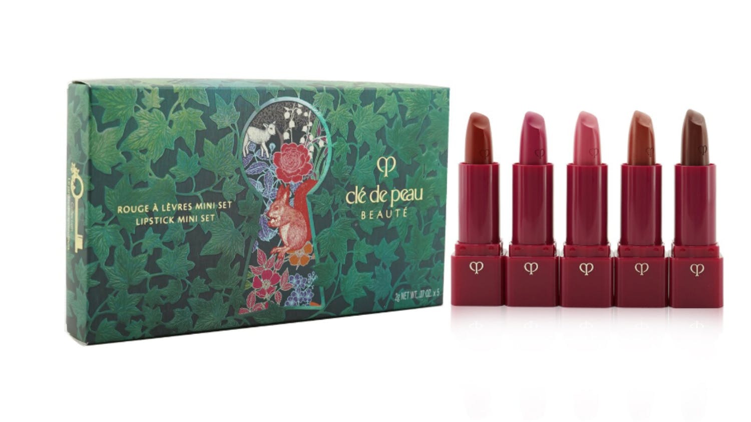 Cle De Peau Mini Lipstick Set (5x Mini Lipstick) (Limited Edition) - 5pcs