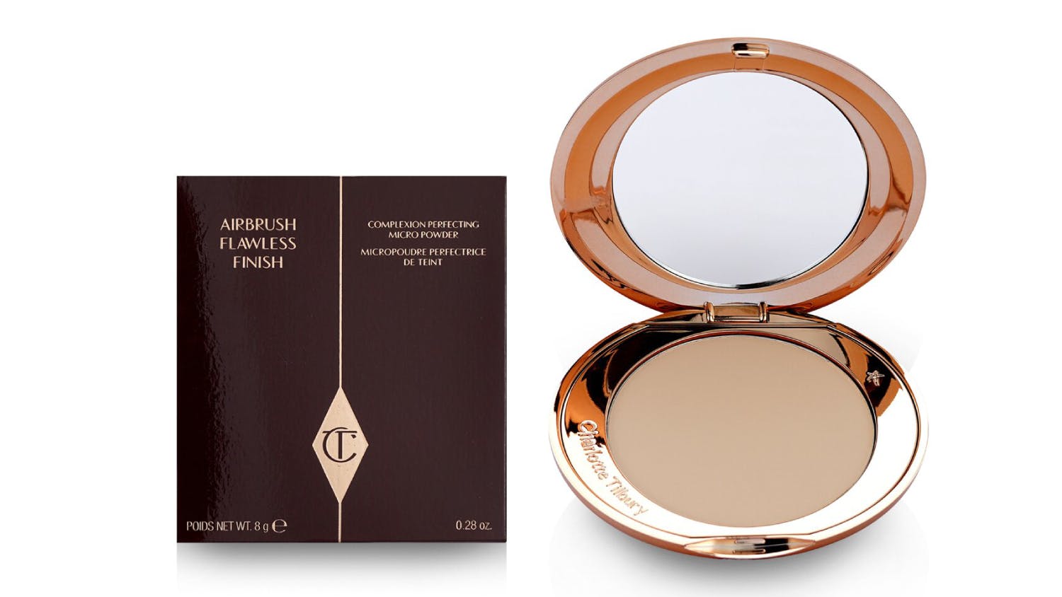 Charlotte Tilbury Airbrush Flawless Finish Powder - # 02 Medium - 8g/0.28oz"