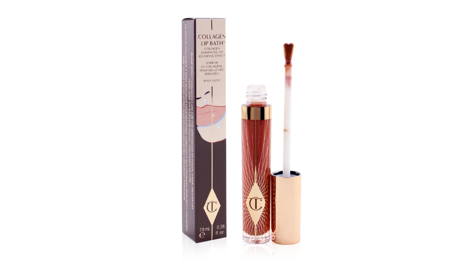 Charlotte Tilbury Collagen Lip Bath - # Rosy Glow - 7.9ml/0.26oz