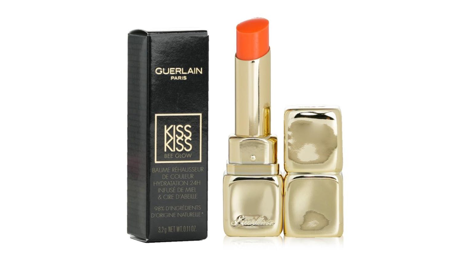 Guerlain KissKiss Bee Glow Lip Balm - # 319 Peach Glow - 3.2g/0.11oz