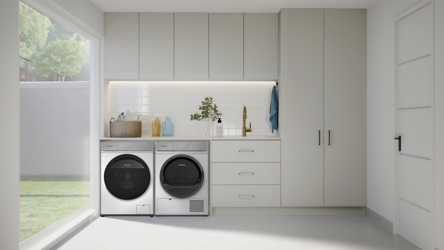 Panasonic 10kg Heat Pump Condenser Dryer with 12 Programs - White (NH-EH10JD1WA)