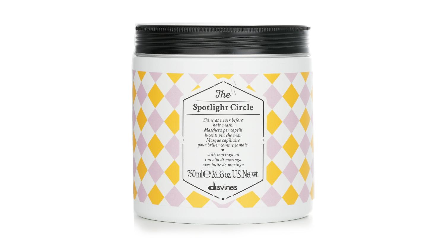 Davines The Spotlight Circle Shine Boosting Hair Mask (Salon Size) - 750ml/26.33oz
