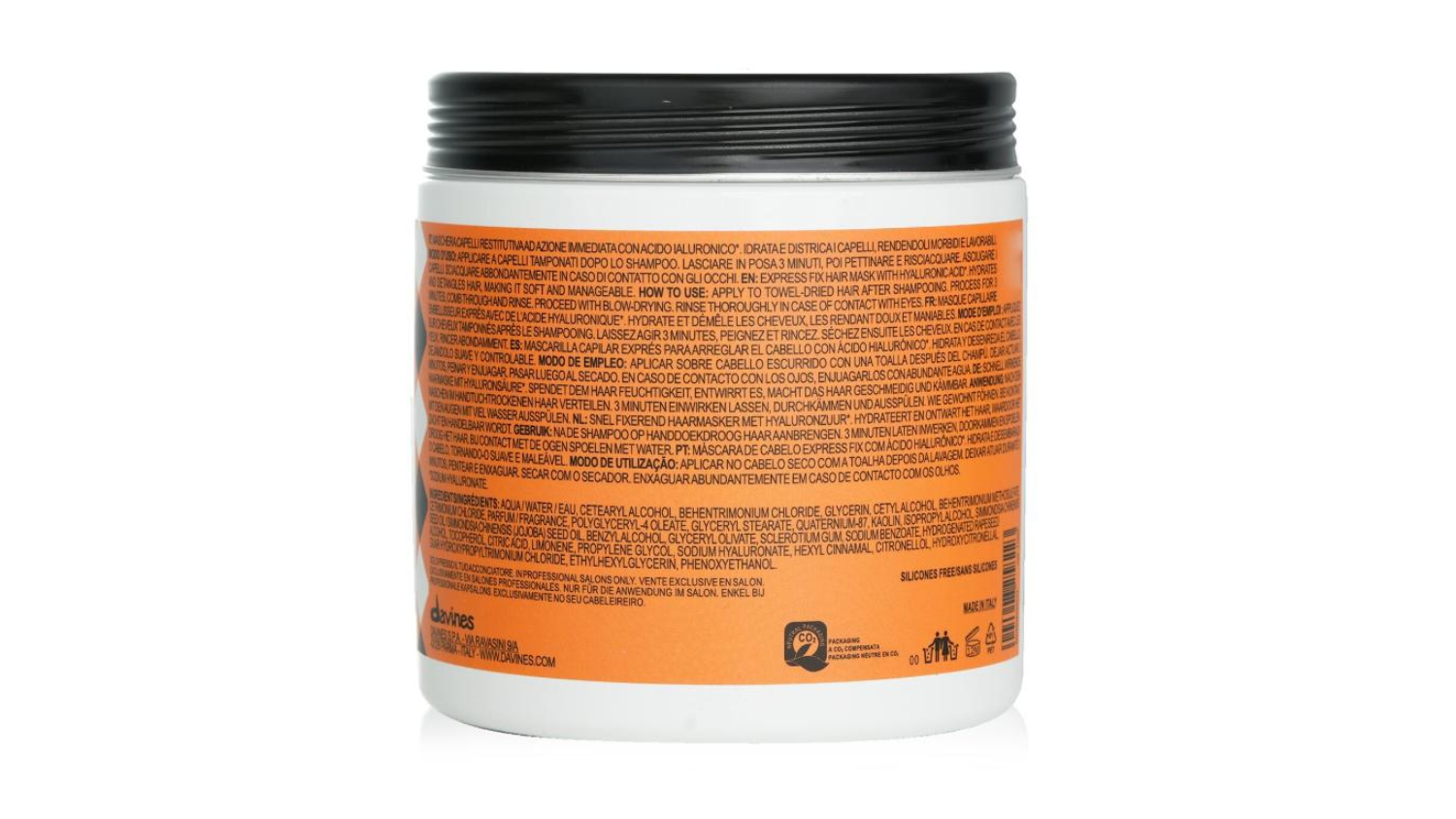 Davines The Quick Fix Circle Fast Lane Mutli tasking Hair Mask (Salon Size) - 750ml/26.43oz