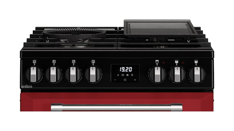 Belling 60cm Dual Fuel Freestanding Oven with Gas Cooktop - Chilli Red (Colour Boutique Mini/BMR60DODFCHR)