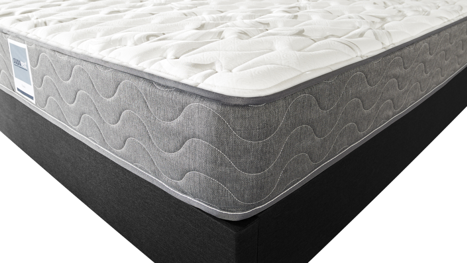 A.H Beard Suparest Classic Medium Queen Mattress with Kitset Bed Base By SleepMaker Harvey