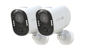 Swann Xtreem 4K 8MP Indoor/Outdoor Wireless Security Camera with 32GB microSD Card - 2 Pack (White)
