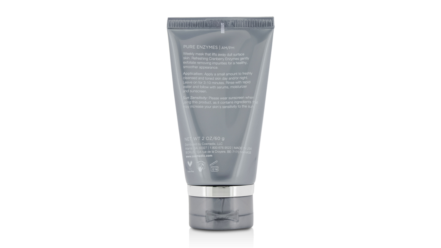 CosMedix Pure Enzymes Cranberry Exfoliating Mask - 60g/2oz