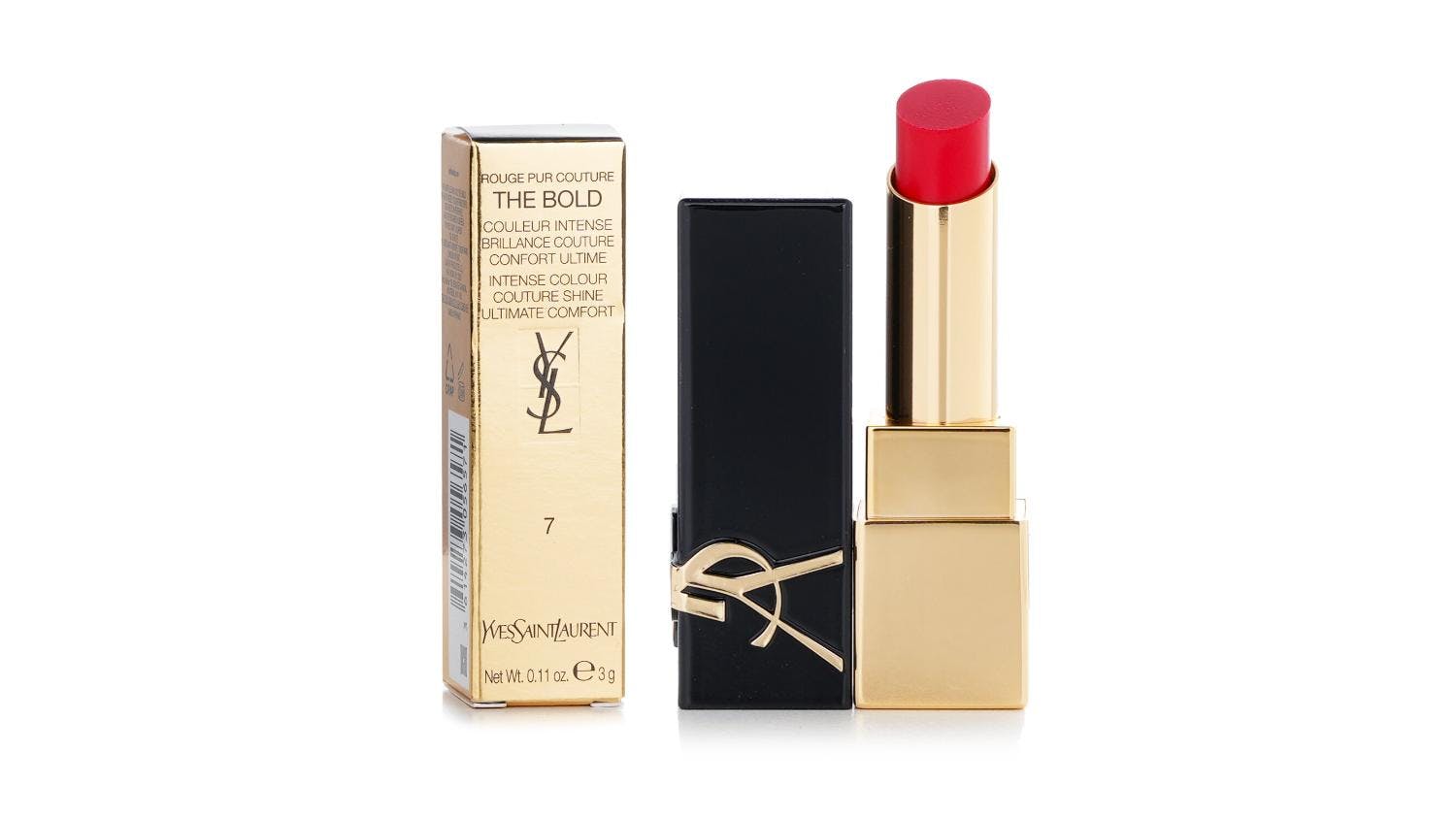 Yves Saint Laurent Rouge Pur Couture The Bold Lipstick - # 7 Unhibited Flame - 3g/0.11oz