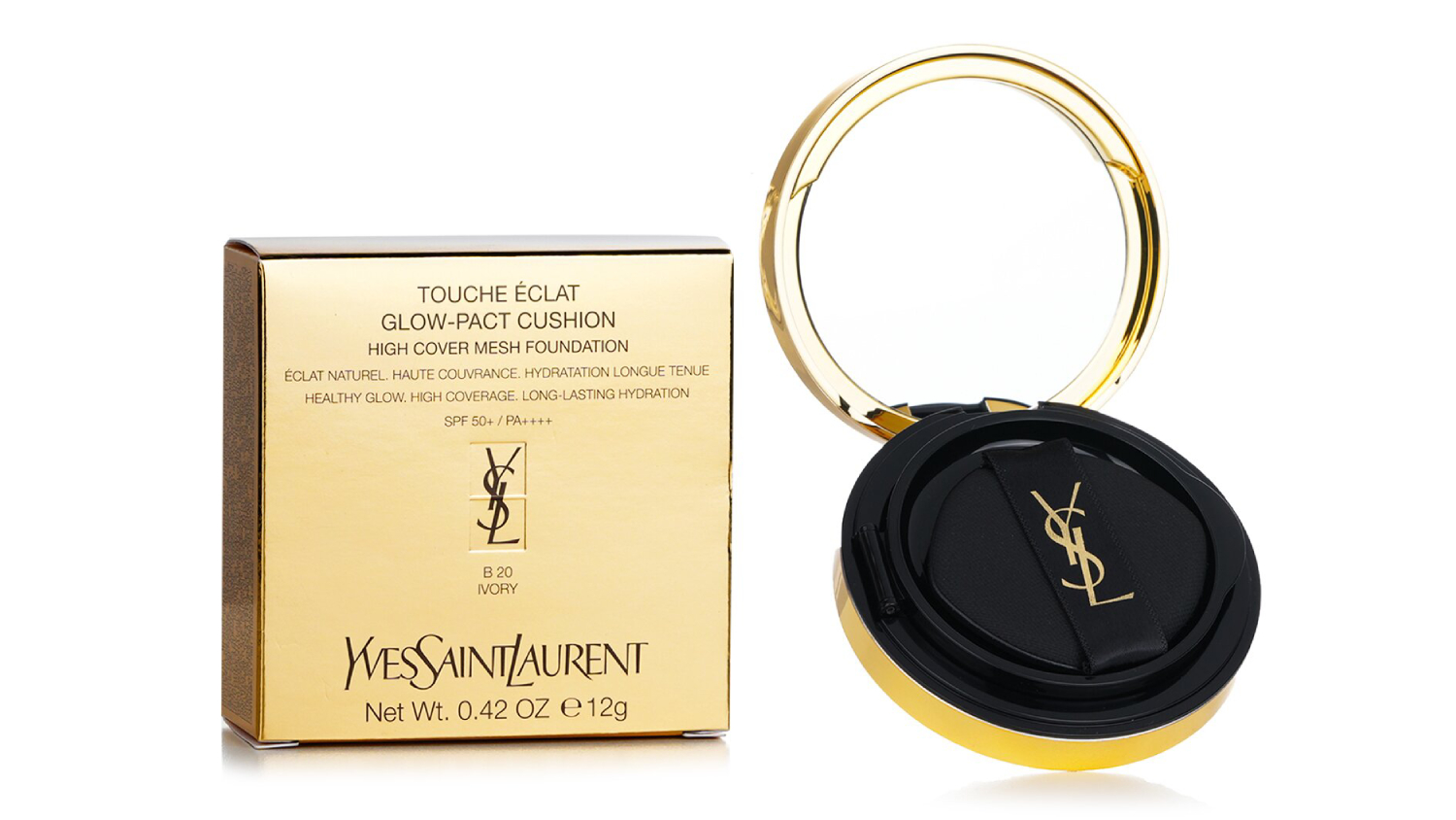 Yves Saint Laurent Touche Eclat Glow Pact Cushion - # B20 Ivory - 12g/0.42oz