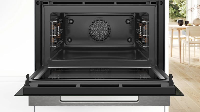 Bosch 45cm 16 Function Built-In Compact Microwave Oven - Black (Series 8/CMG7241B1A)