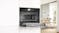 Bosch 45cm Pyrolytic 22 Function Built-In Compact Microwave Oven - Black (Series 8/CMG778NB1)