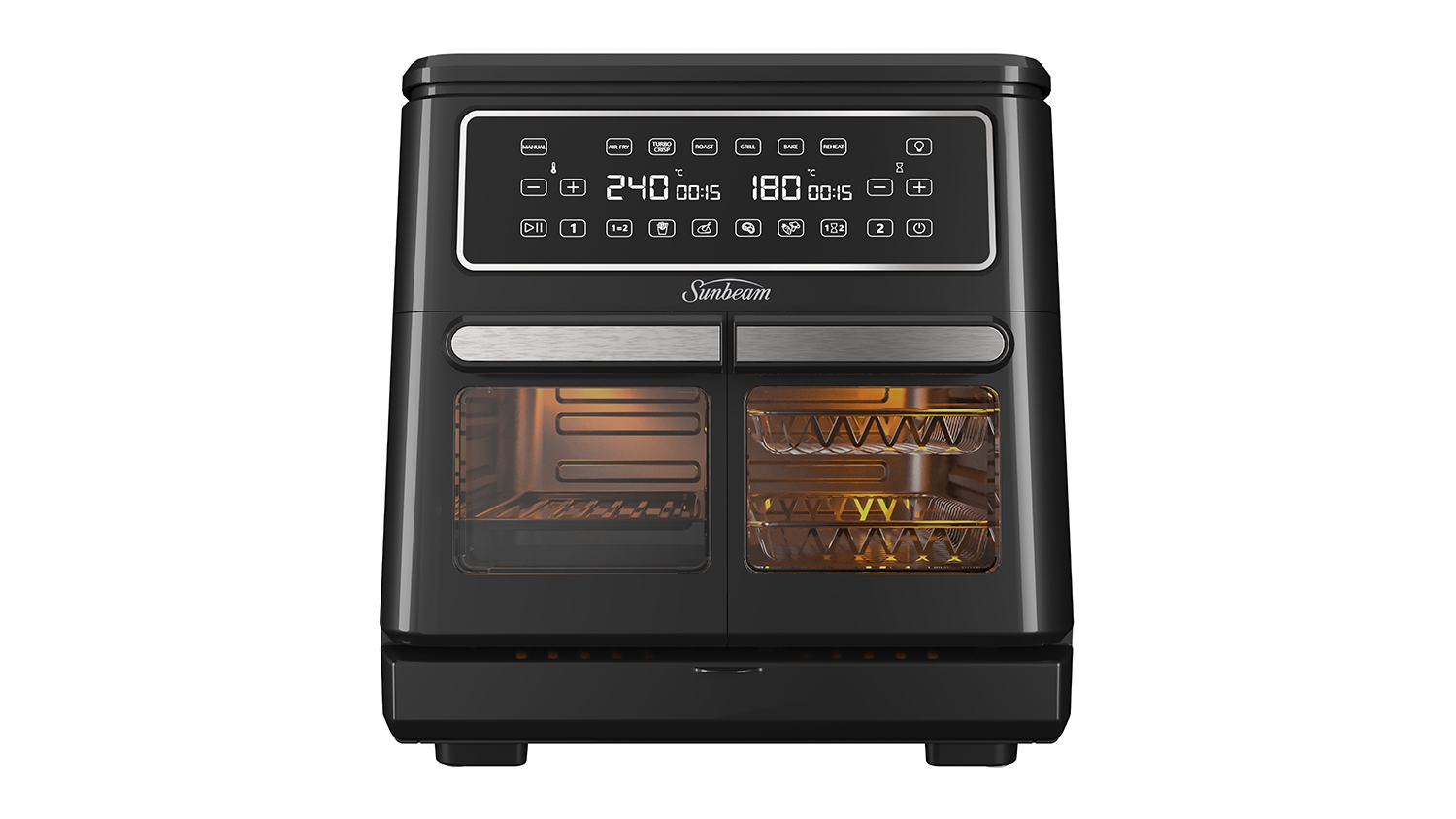 Sunbeam Multi Zone 11.4L Air Fryer Oven Black (AFP6000BK) Harvey