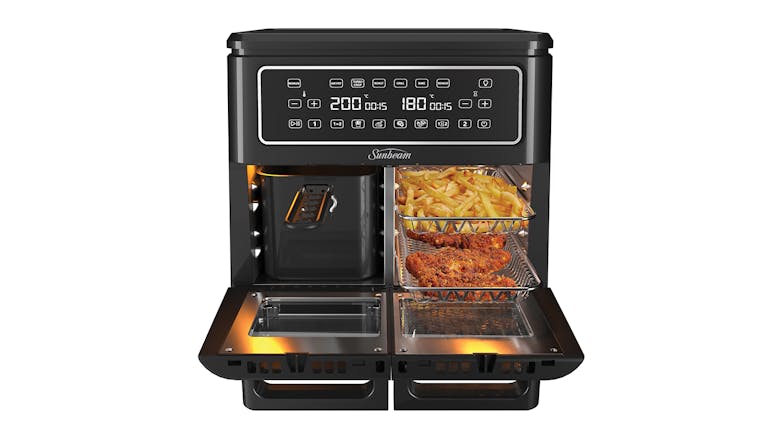 Sunbeam Multi Zone 11.4 Air Fryer Oven - Black (AFP6000BK)