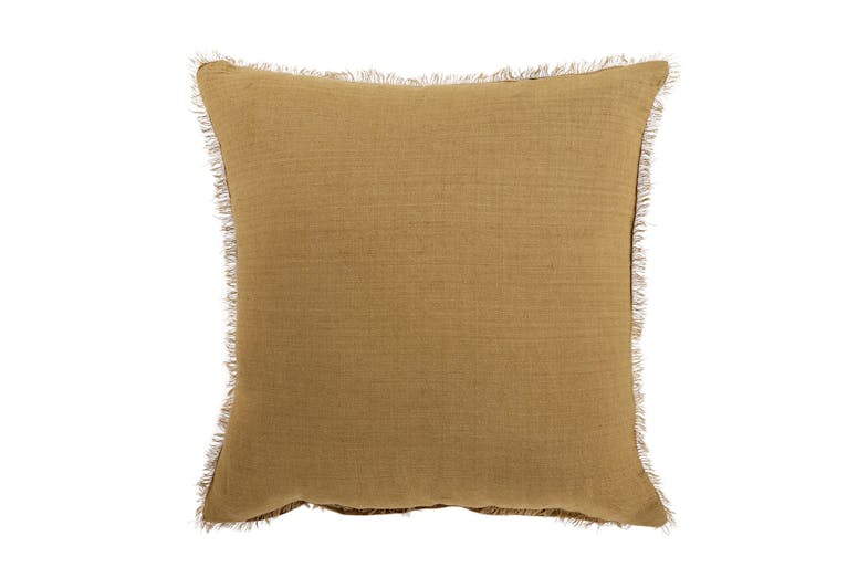 Alexia Ochre Square Cushion by Limon