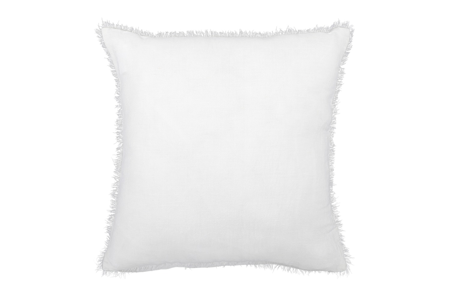 Alexia White Square Cushion by Limon