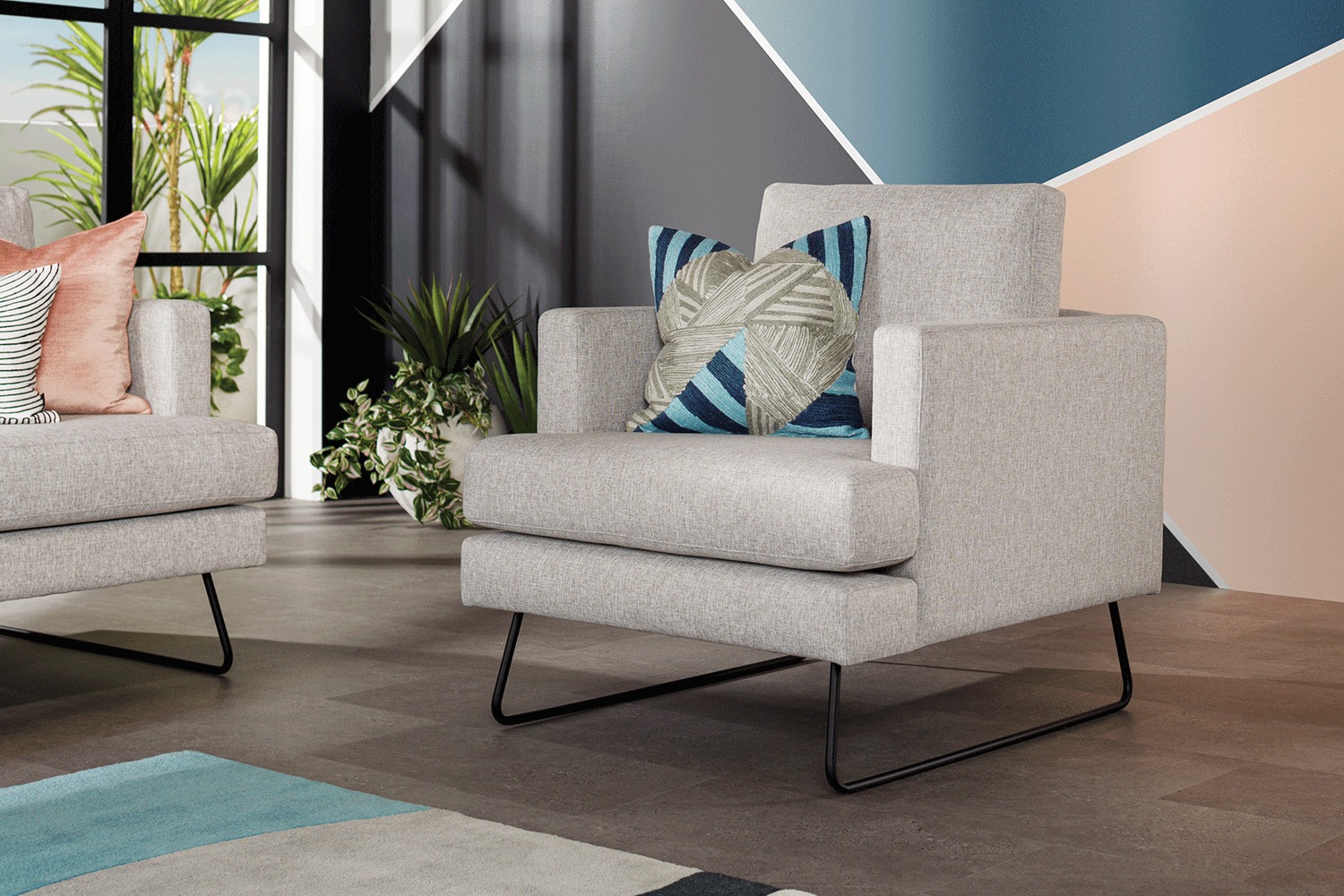 Aubyn Fabric Armchair Harvey Norman New Zealand
