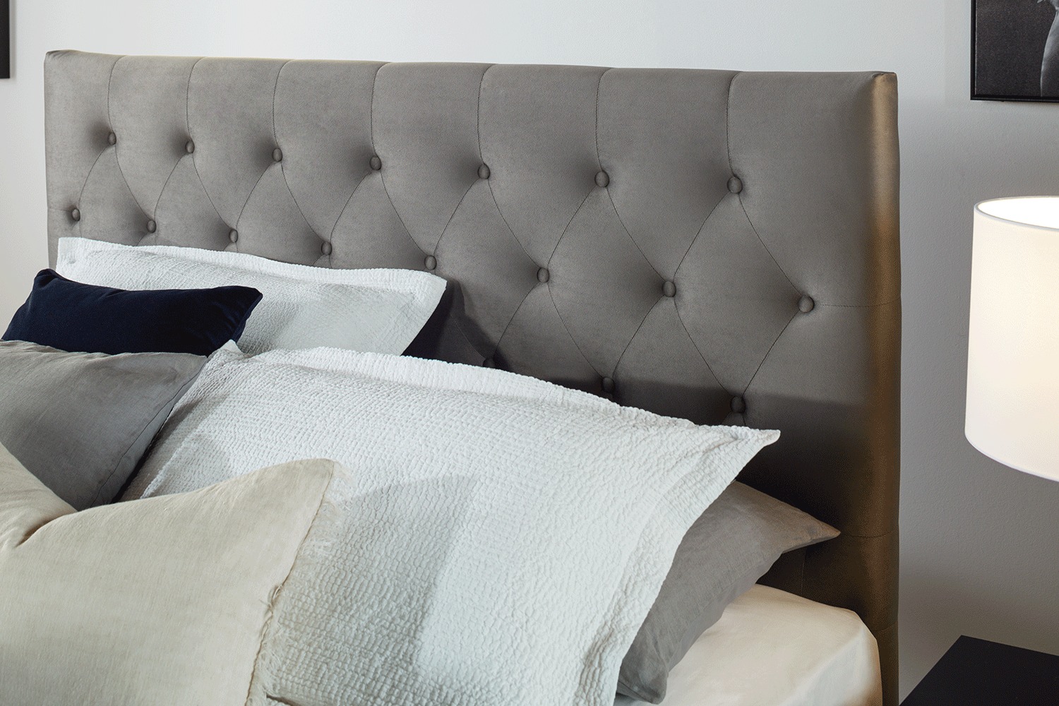 Capri Grey Queen Headboard Harvey Norman New Zealand