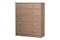 Dominic 6 Drawer Tallboy - Medium Oak