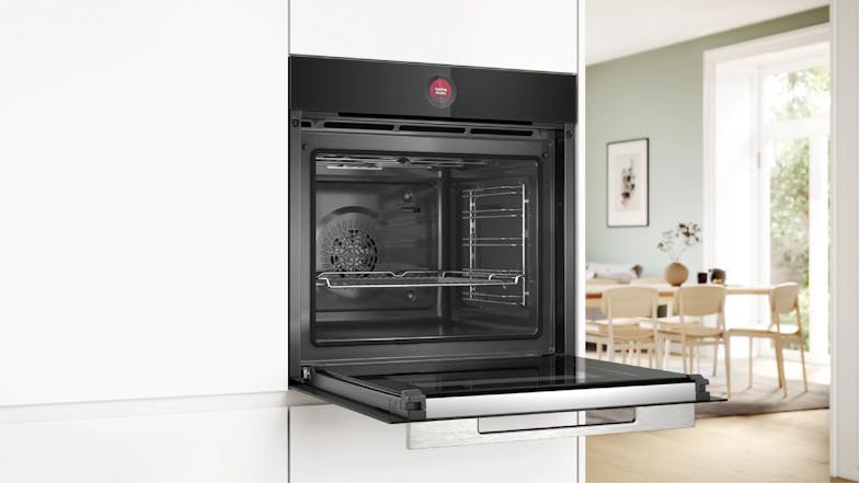 Bosch 60cm Pyrolytic 11 Function Built-In Oven - Black (Series 8/HBG7721B1A)