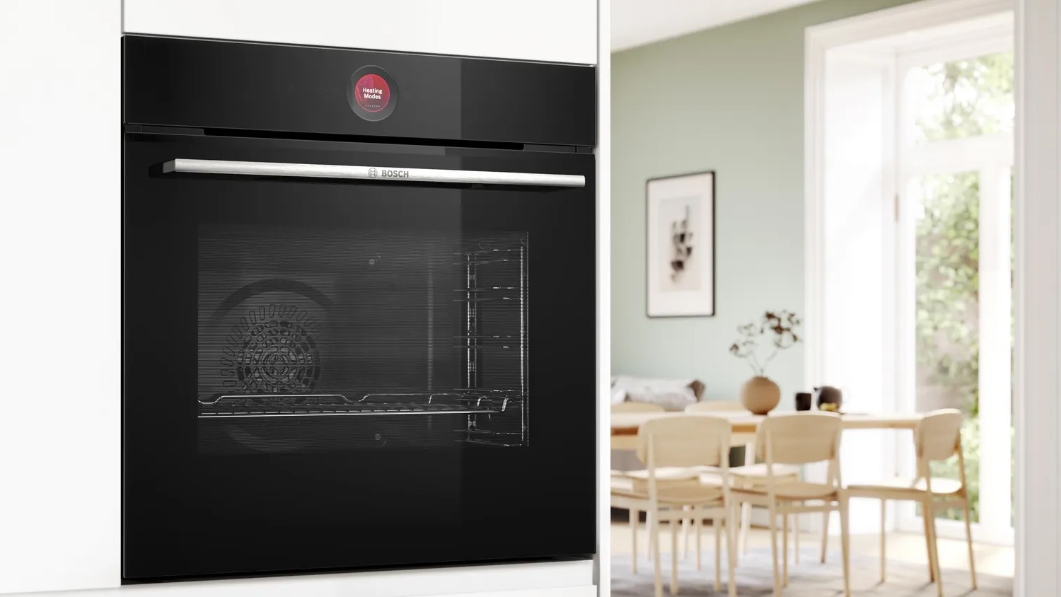 Bosch 60cm Built-In Oven with 11 Functions - Black (Series 8/HBG7721B1A)