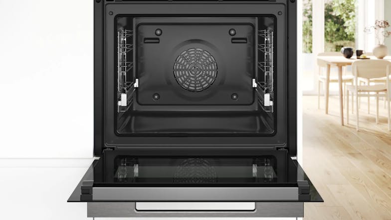 Bosch 60cm 14 Function Built-In Oven - Black (Series 8/HBG776KB1A)