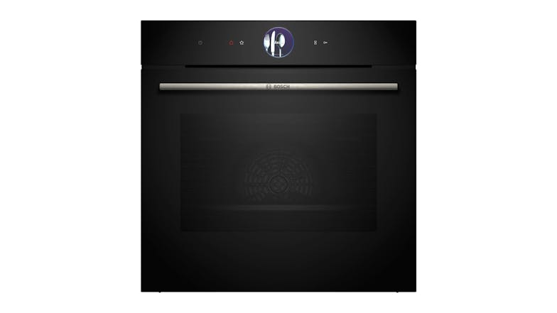 Bosch 60cm Pyrolytic 14 Function Built-In Oven - Black (Series 8/HBG776NB1A)