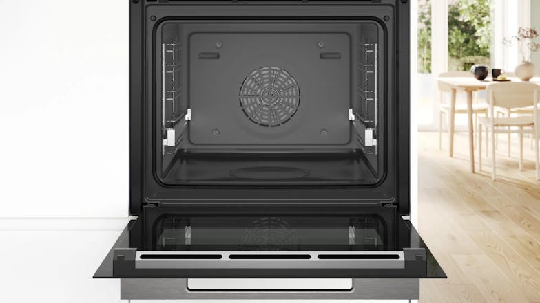 Bosch 60cm 23 Function Built-In Steam Oven - Black (Series 8/HSG758DB1A)