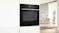 Bosch 60cm 23 Function Built-In Steam Oven - Black (Series 8/HSG758DB1A)