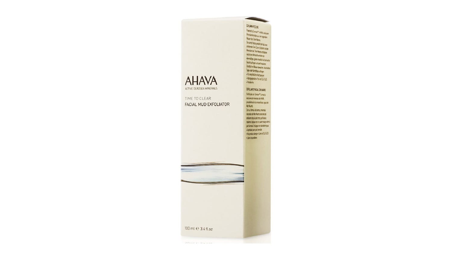 Ahava Time To Clear Facial Mud Exfoliator - 100ml/3.4oz