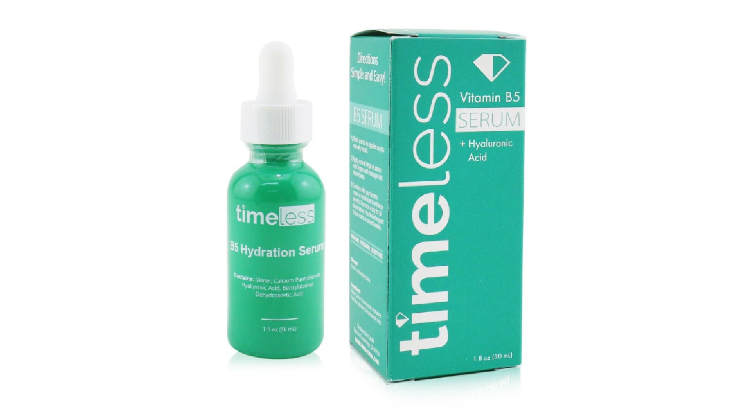 Timeless Skin Care Vitamin B5 Serum + Hyaluronic Acid - 30ml/1oz