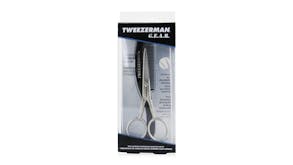 Tweezerman Moustache Scissors and Comb (For Beard and Moustache Trimming) - 2pcs