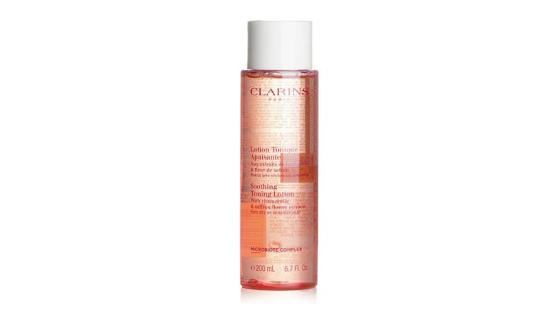 Clarins Soothing Toning Lotion with Chamomile & Saffron Flower Extracts - Very Dry or Sensitive Skin - 200ml/6.7oz