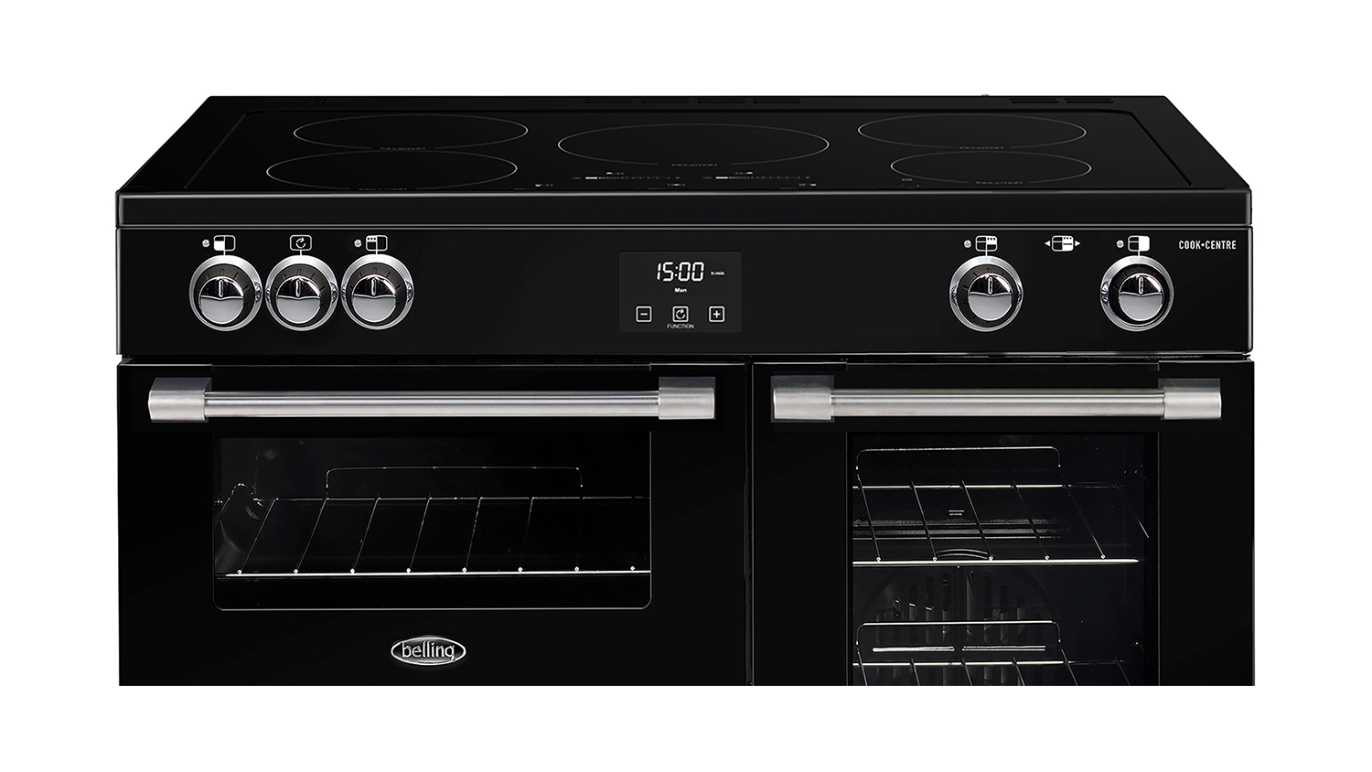 Belling 90cm Freestanding Oven with Induction Cooktop - Black (BCC900IB)