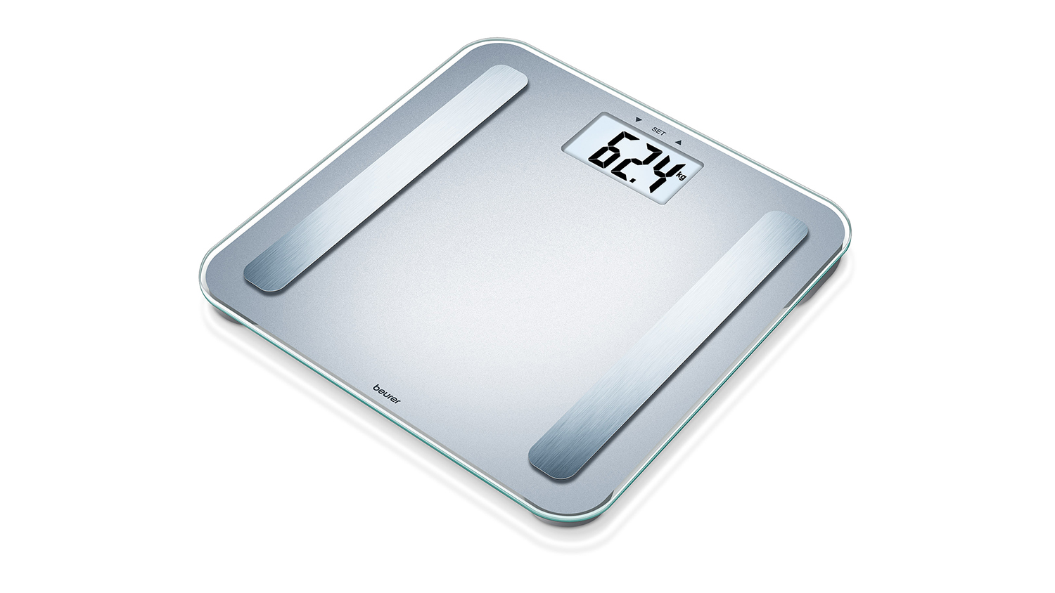 Beurer BF183 Digital Glass Body Fat Scale - Silver