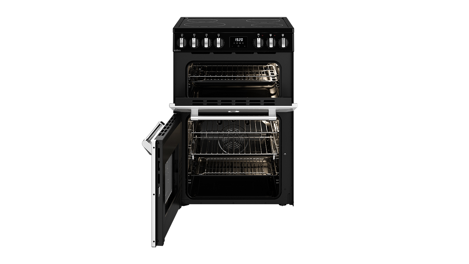 Belling 60cm Freestanding Oven with Induction Cooktop - White (Mini Richmond/BMR60DOINDW)